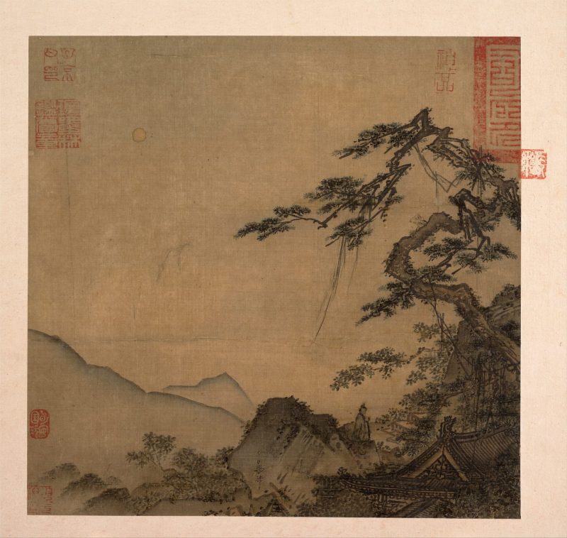长松山水图