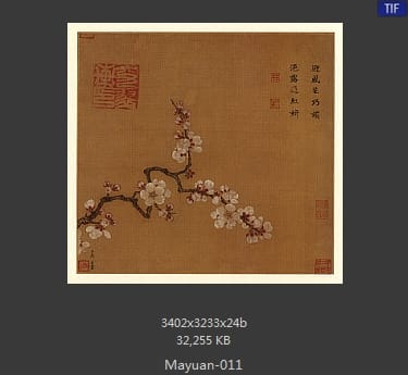 马远 倚云仙杏图