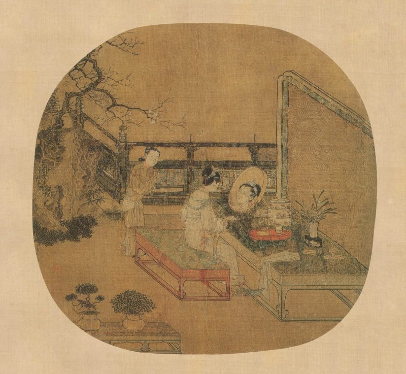 妆靓仕女图