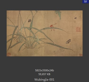 吴炳嘉 禾草虫图