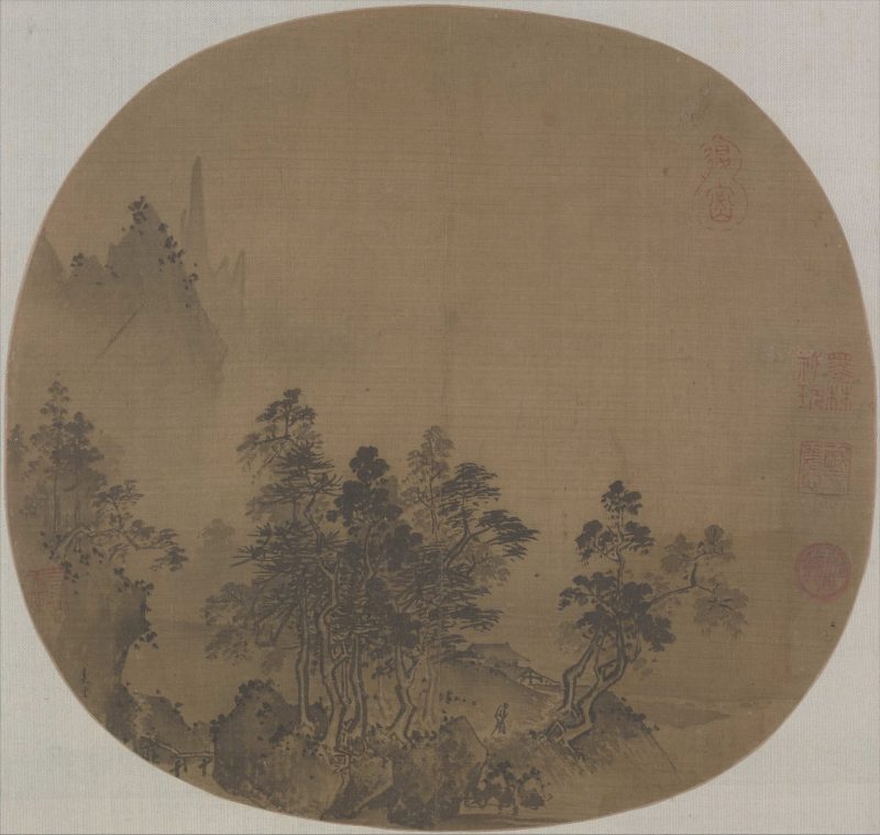 烟岫林居图