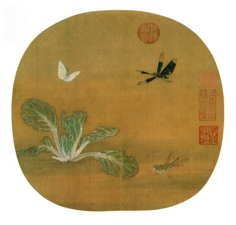 草虫野蔬图
