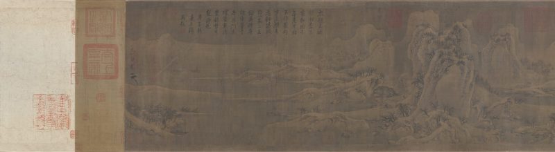 雪江归棹图卷 4