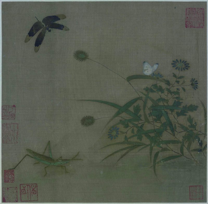 写生草虫图