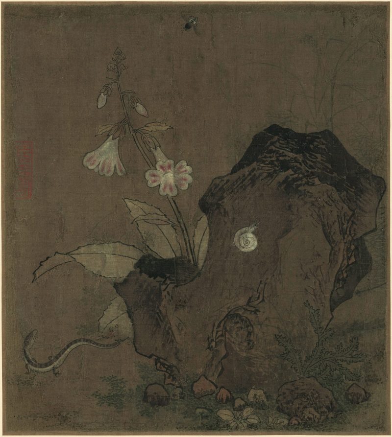 花石草虫图