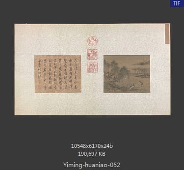 荷塘鸂鵣图