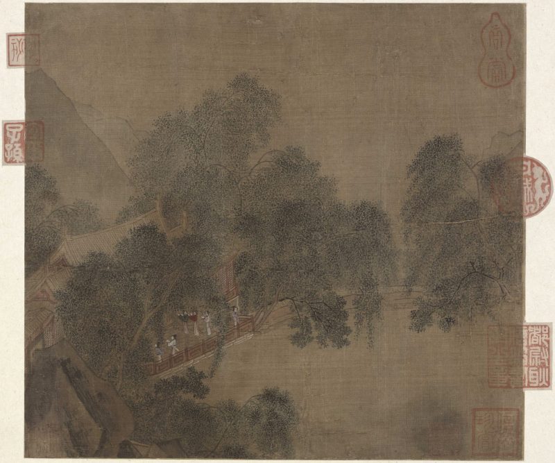 杨柳溪堂图