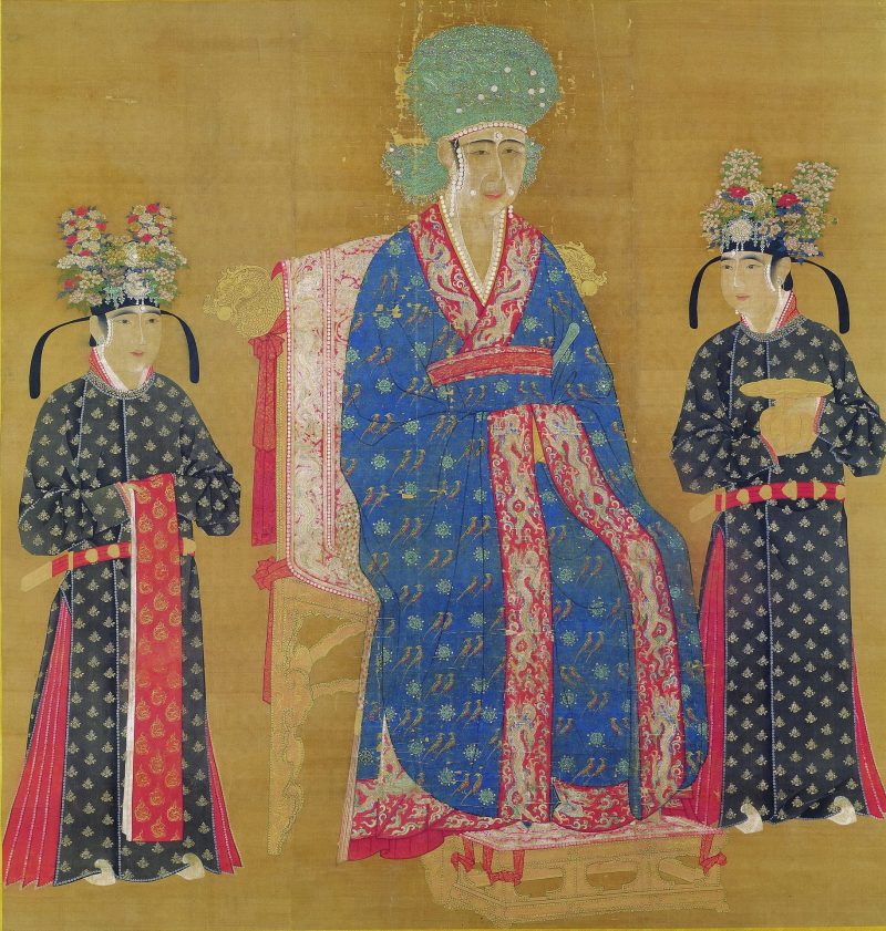 宋仁宗后坐像