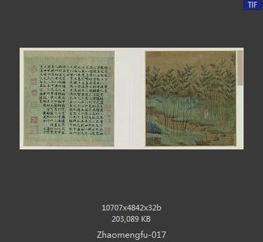 赵孟頫-自画像