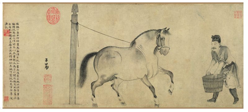 饮马图卷 分段2
