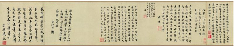 饮马图卷 分段4