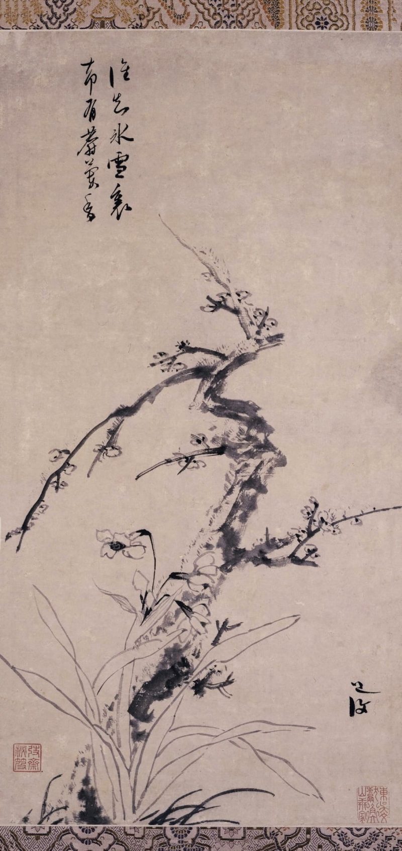 梅花水仙图