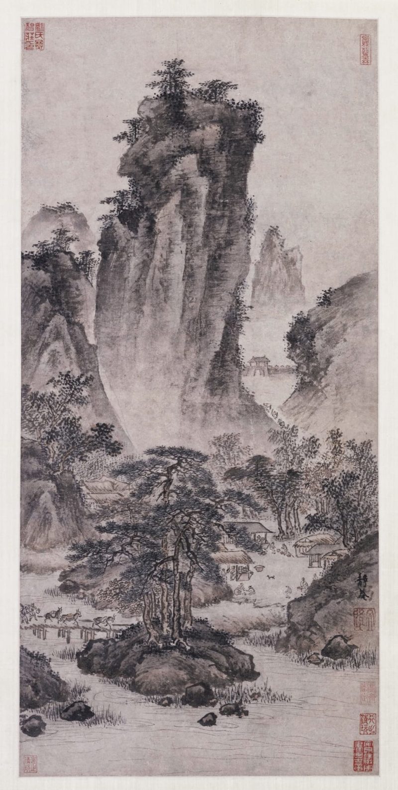关山行旅图