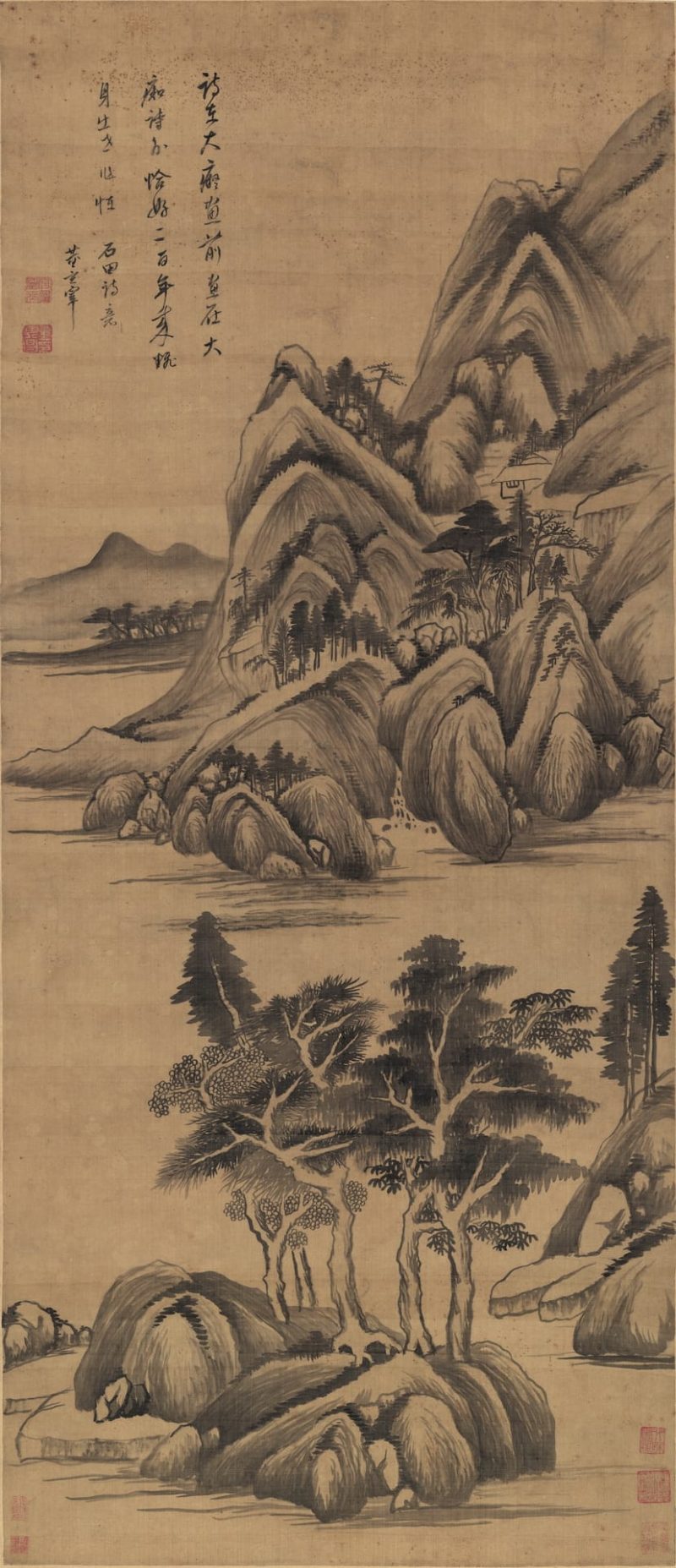 山水立轴
