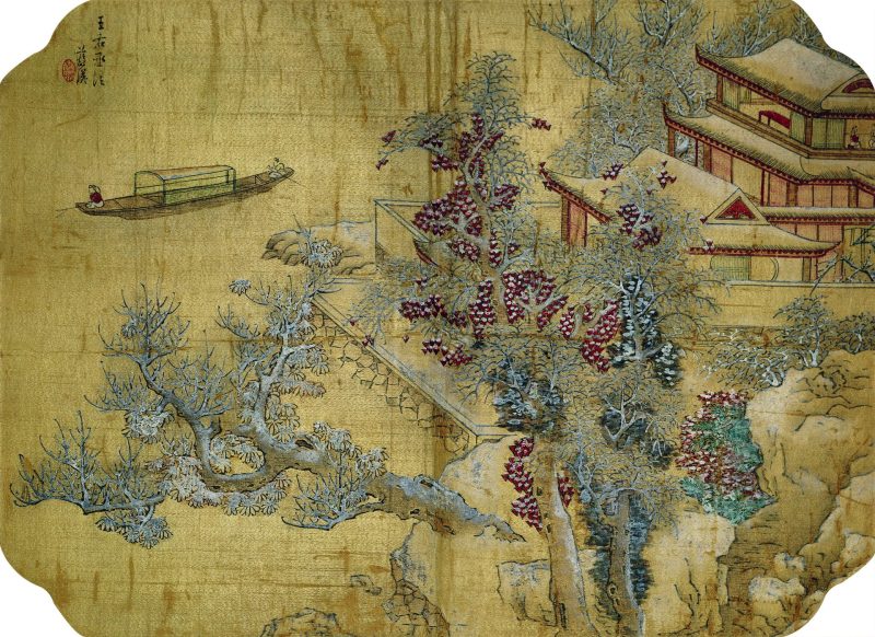 雪溪图