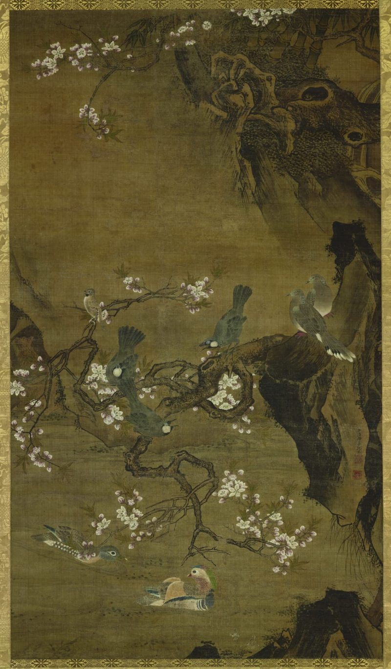 四季花鸟图
