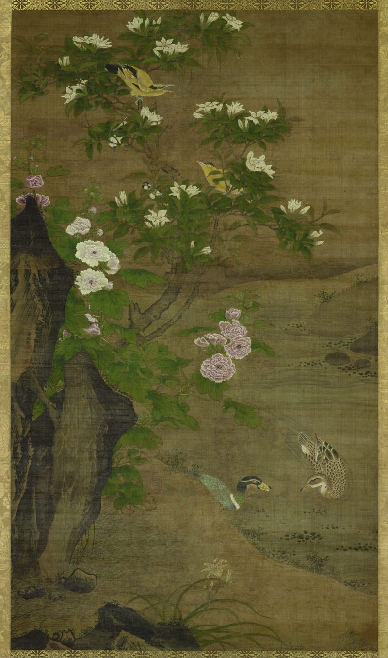 四季花鸟图