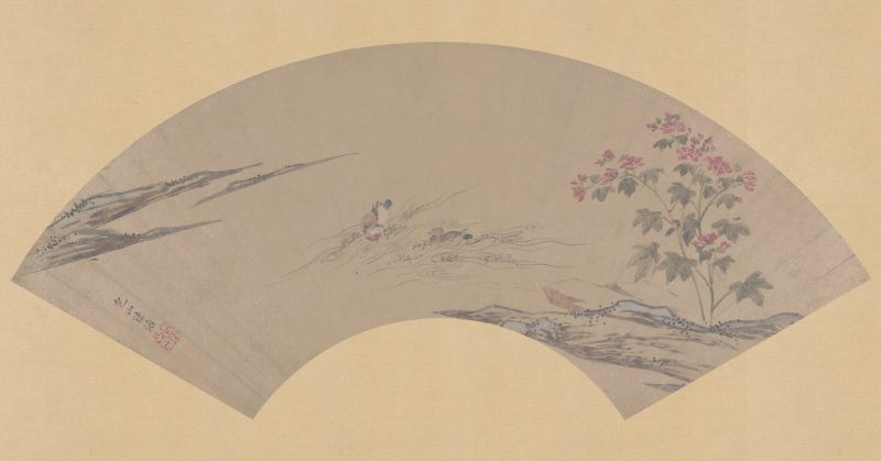 花鸟扇面