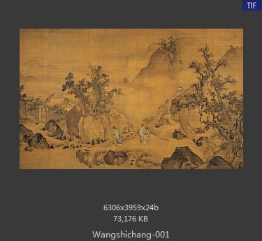 王世昌-俯瞰激流图