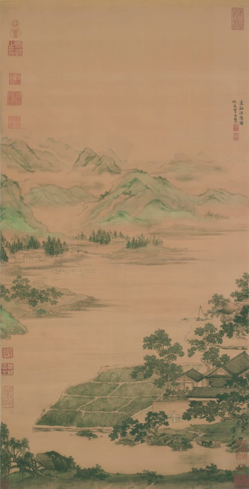 莲溪鱼隐图