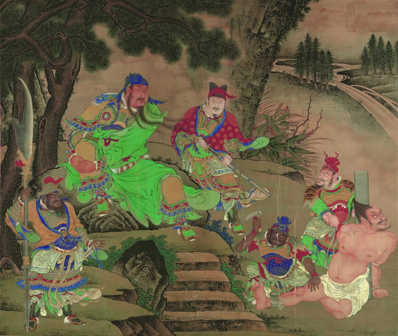 关羽擒将图