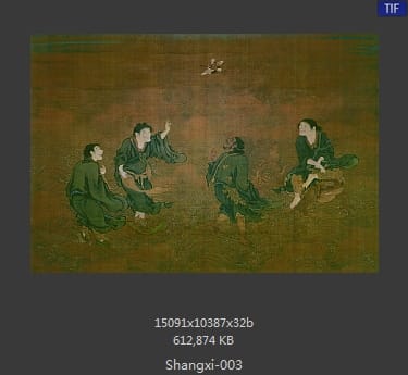 商喜-四仙拱寿