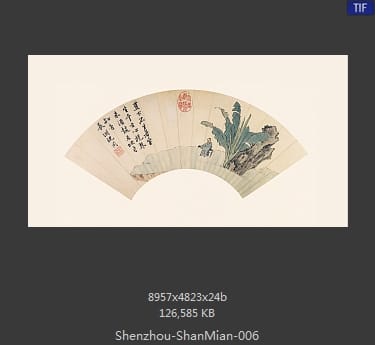 沈周-扇面
