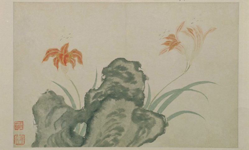 花卉图册页