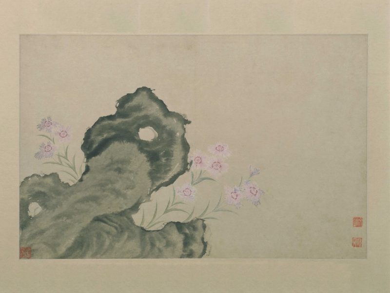 花卉图册页