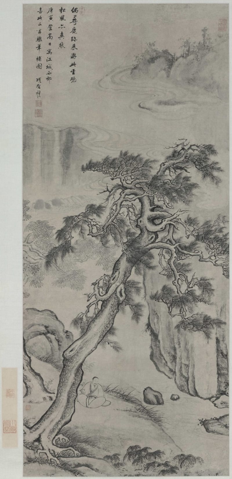 听松图