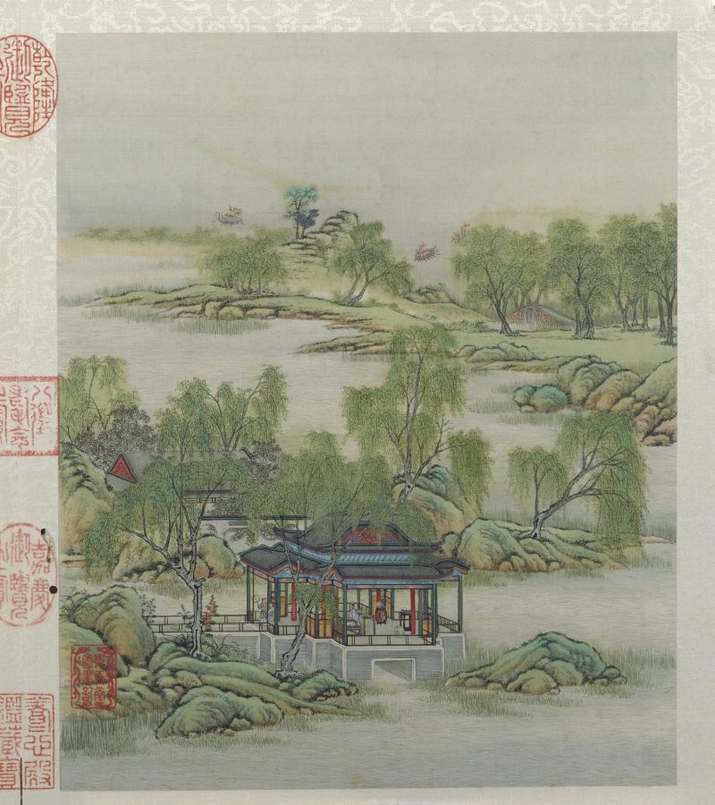 山水楼阁图册