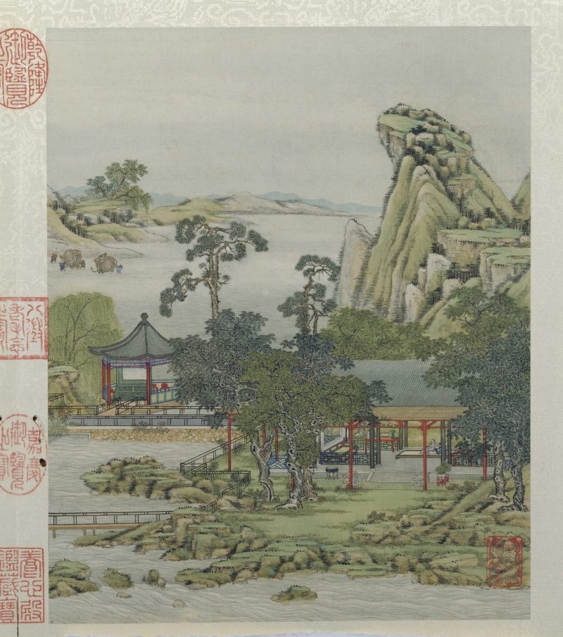 山水楼阁图册