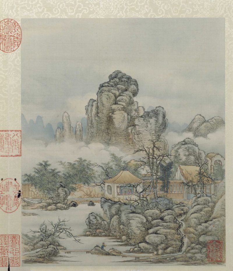 山水楼阁图册