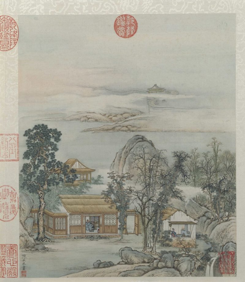 山水楼阁图册