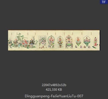 丁观鹏-法界源流图