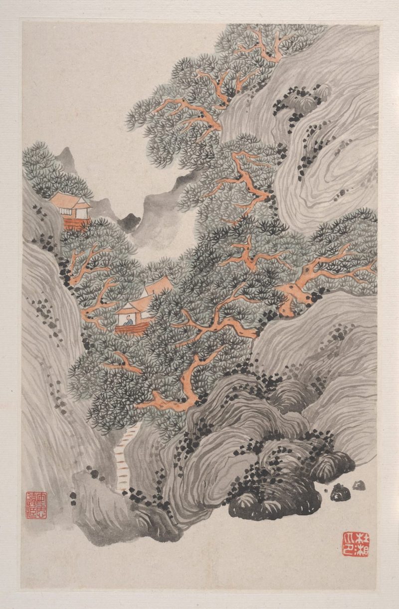山水册页