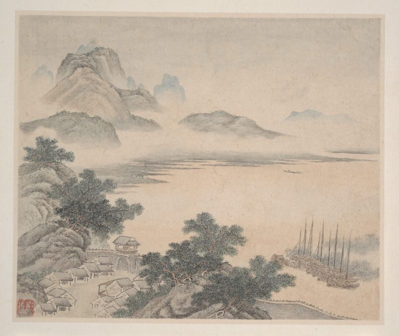 山水册页