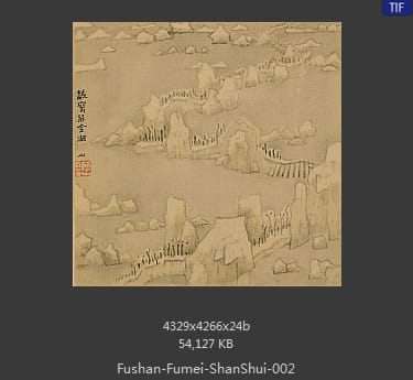 傅山 傅眉-山水花卉冊