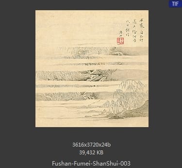 傅山 傅眉-山水花卉冊