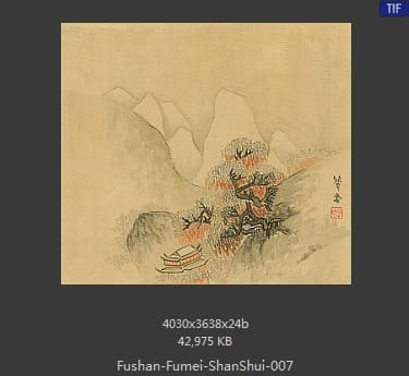 傅山 傅眉-山水花卉冊