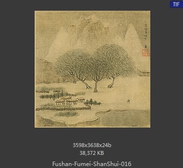 傅山 傅眉-山水花卉冊