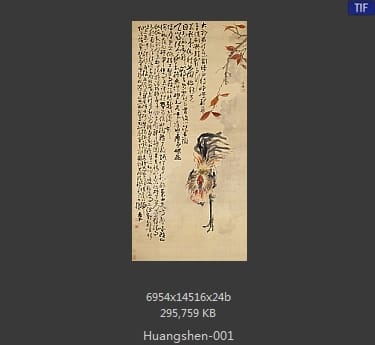 黄慎-雄鸡图