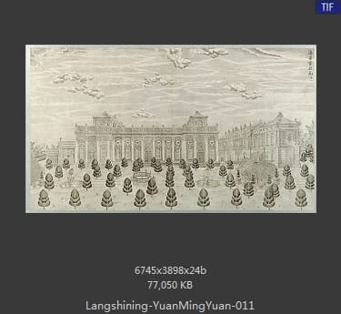 郎世宁-圆明园铜版画