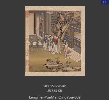 冷枚-月曼清游图册