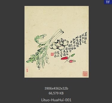 李鱓-花卉十二开