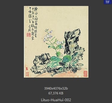 李鱓-花卉十二开