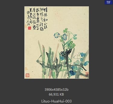 李鱓-花卉十二开
