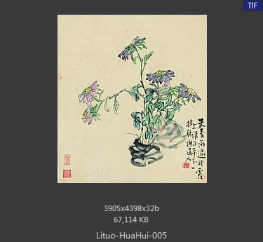 李鱓-花卉十二开