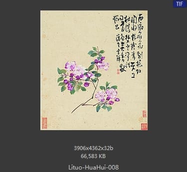 李鱓-花卉十二开