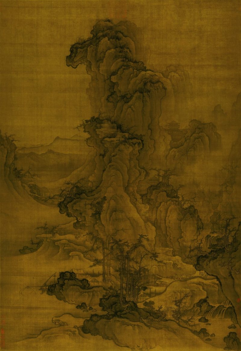 秋山行旅图